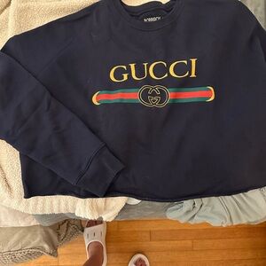 Gucci Dark Blue Crewneck Sweater